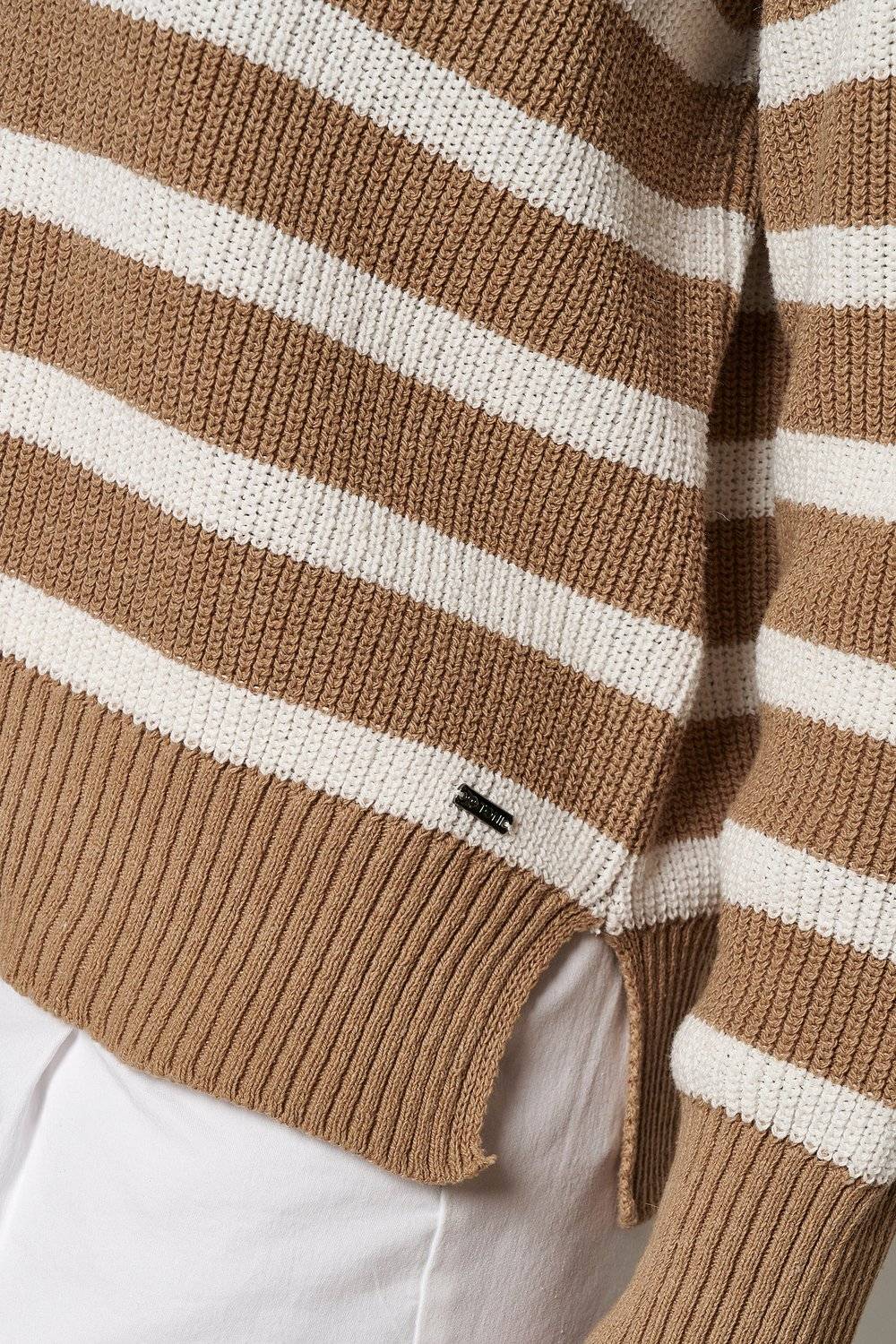 TONI Fashion Style »Inola« camel Lässiger Streifenpulli Black Friday