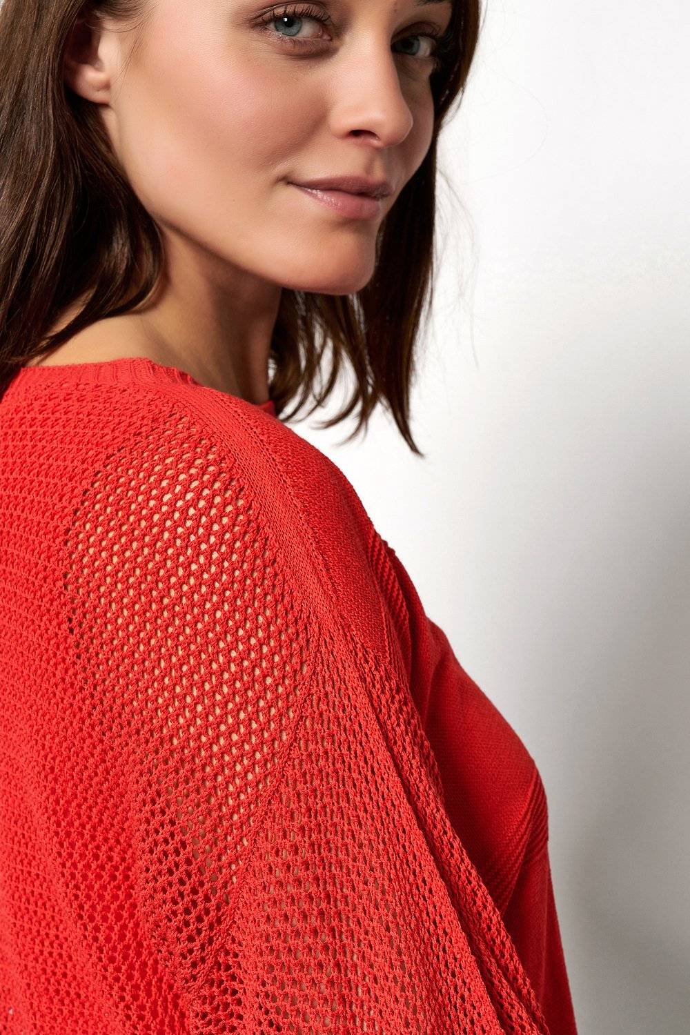 TONI Fashion Style »Gerda« red Gehäkelter Sommerpulli Cyber Monday