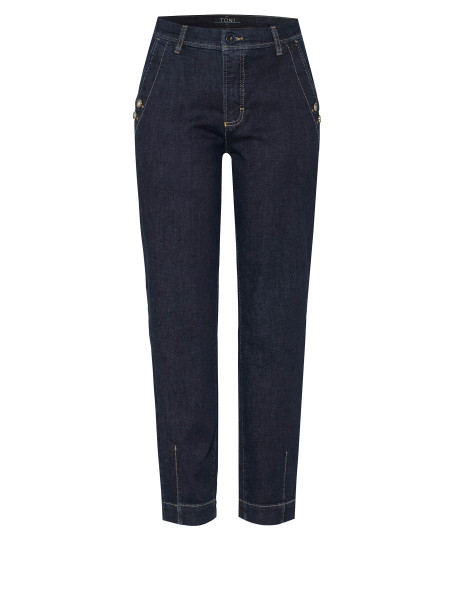 TONI Fashion Style »Liv« dark blue Karottenjeans mit Details Weihnachtsangebot