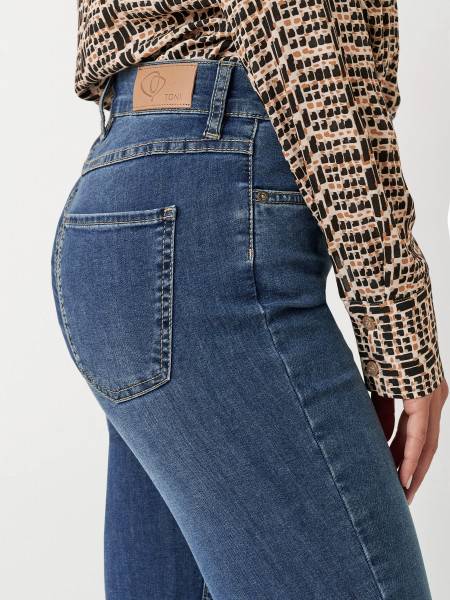 TONI Fashion Style »be loved« blue used Slim-Fit Jeans mit hohem Bund Vatertagsangebot