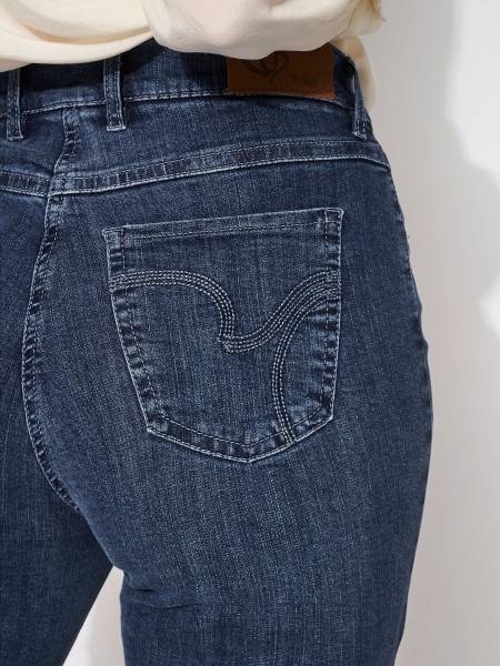 TONI Fashion Style »Perfect Shape« mid blue used Jeans mit Shapingeffekt Lagerräumung
