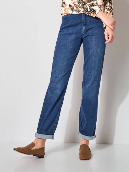 TONI Fashion Style »Liv« mid blue used Regular-Fit Jeans Heißer Verkauf