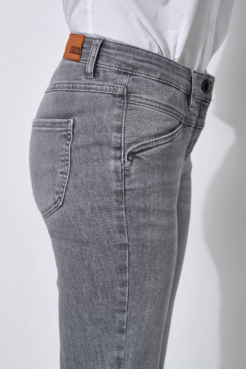 TONI Fashion Style »Perfect Shape« grey used Authentische Shapingjeans Top Angebot