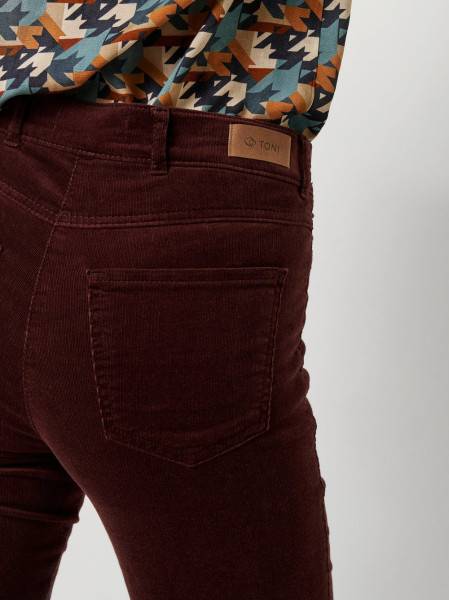 TONI Fashion Style »be loved« dark red Cordhose mit hohem Bund Exklusive Angebote