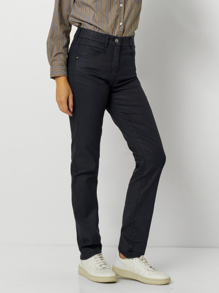 TONI Fashion Style »be loved« dark blue Slim-Fit in Lederoptik Blitzangebot
