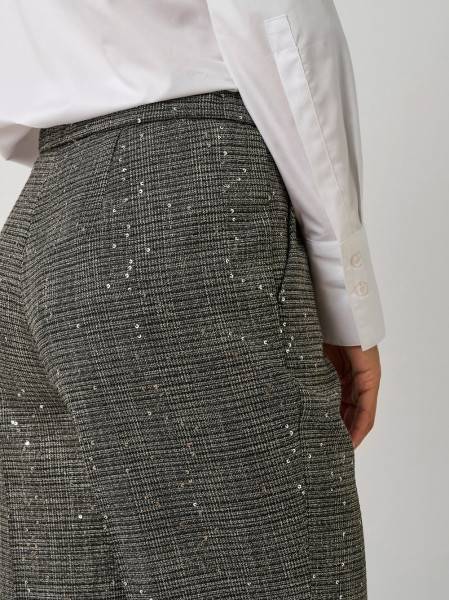TONI Fashion Style »Luisa« silver/black Glamouröse Hose mit Pailletten Tägliche Deals
