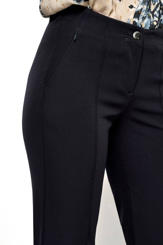 TONI Fashion Style »Alessa« dark blue Businesshose aus Techno-Stretch Tiefpreis