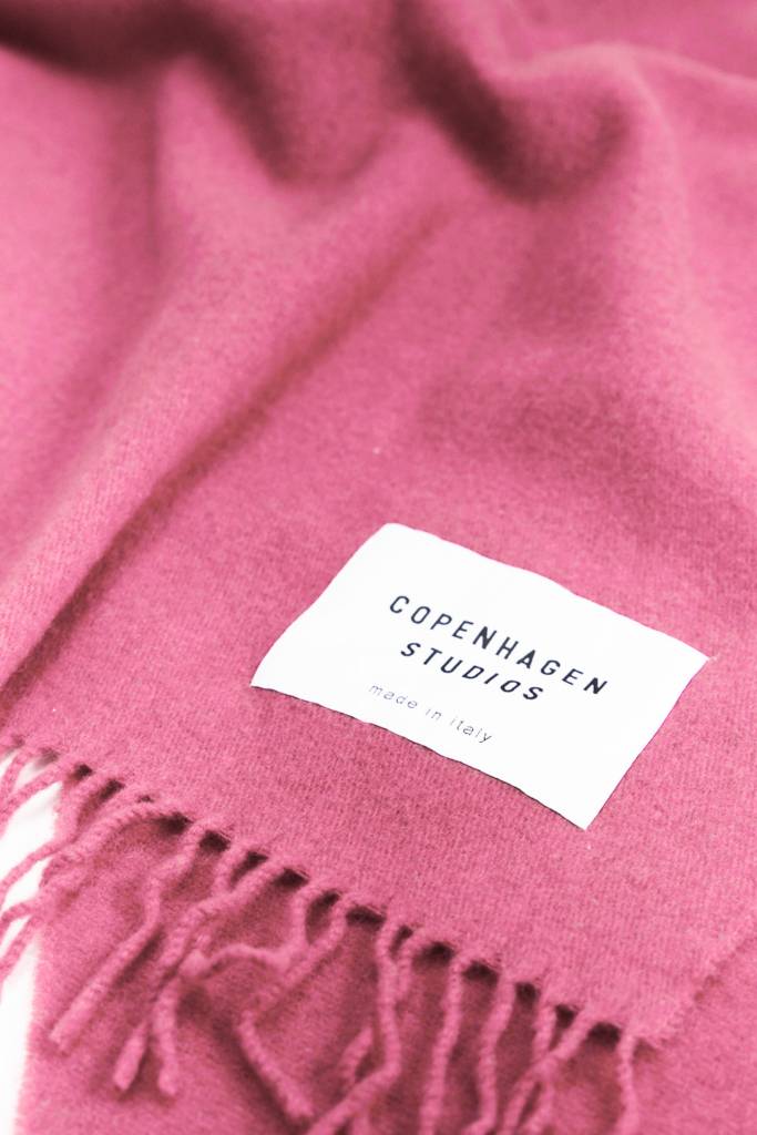 Studio Copenhagen CPH SHAWL 6 wool mix rose Im Verkauf