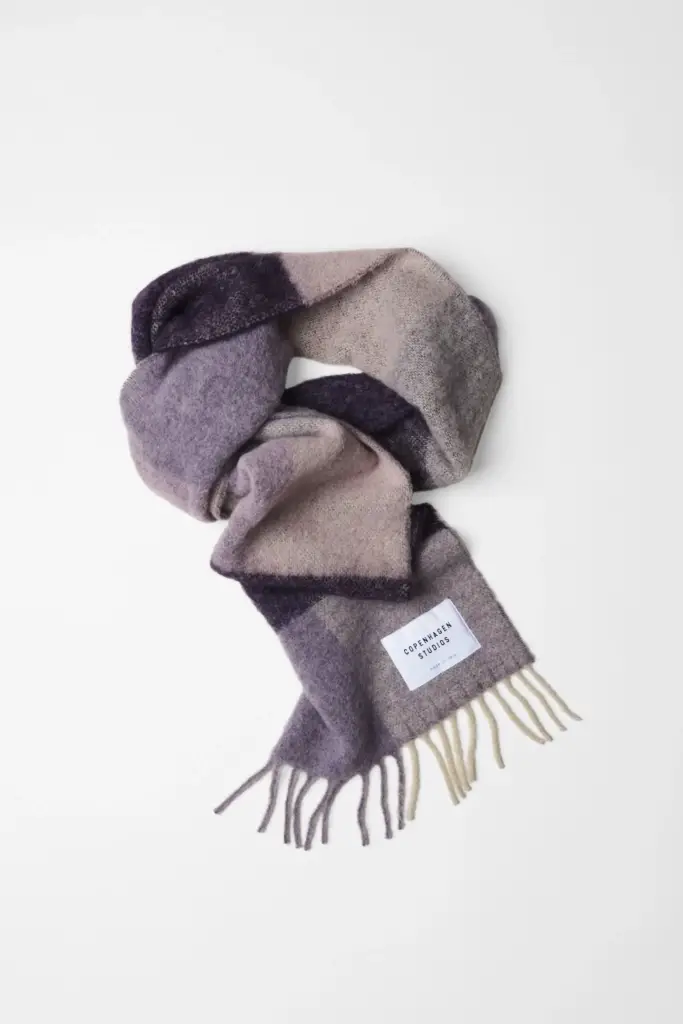 Studio Copenhagen CPH SHAWL 4 wool mix purple Verkauf