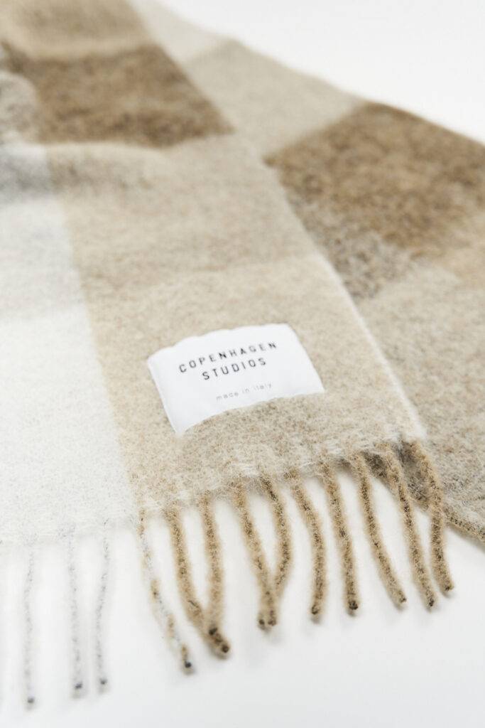 Studio Copenhagen CPH SHAWL 4 wool mix beige Hotsell