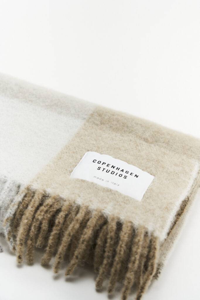 Studio Copenhagen CPH SHAWL 4 wool mix beige Hotsell
