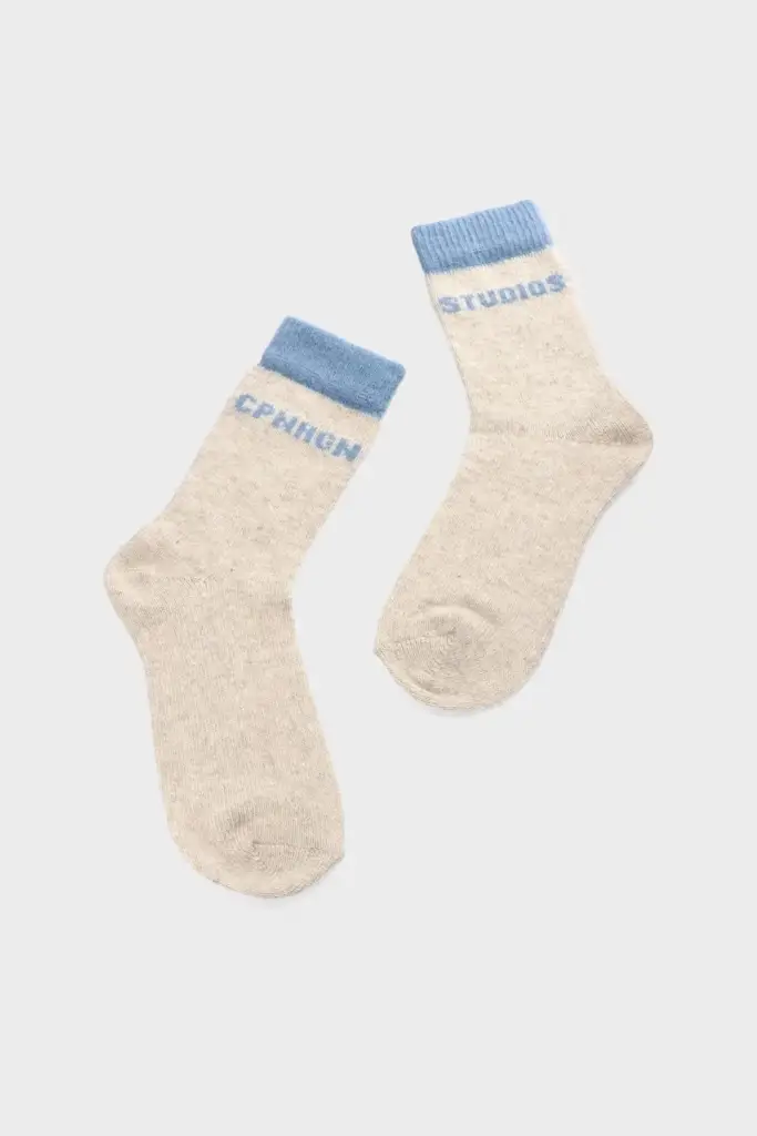 Studio Copenhagen CPH WOOL SOCKS 2 wool mix light beige Günstiger Verkauf