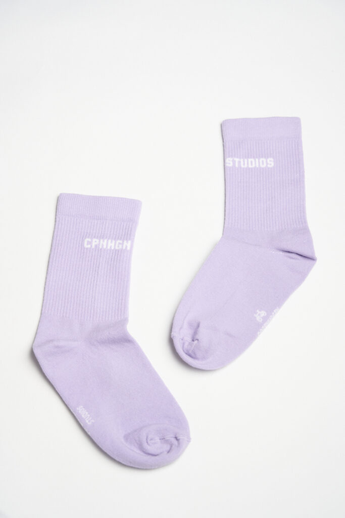 Studio Copenhagen CPH SOCKS 1 cotton blend lavender/white Kostenloser Versand