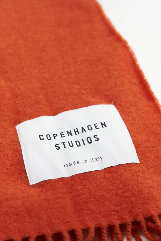 Studio Copenhagen CPH SHAWL 6 wool mix orange Limitierter Zeitrabatt