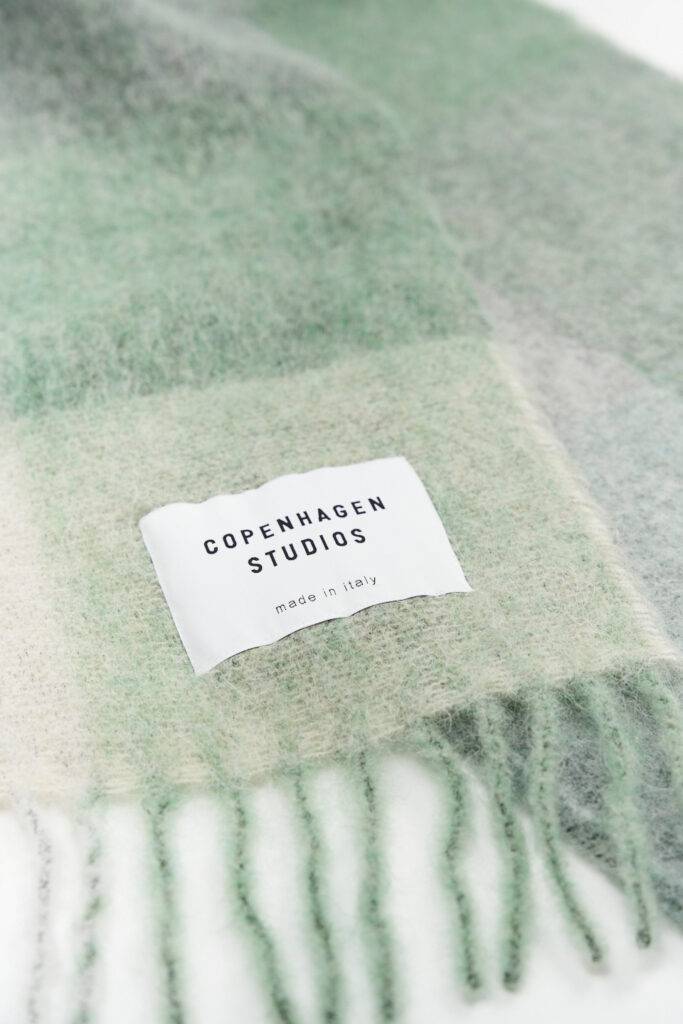 Studio Copenhagen CPH SHAWL 4 wool mix jade green Preisnachlass