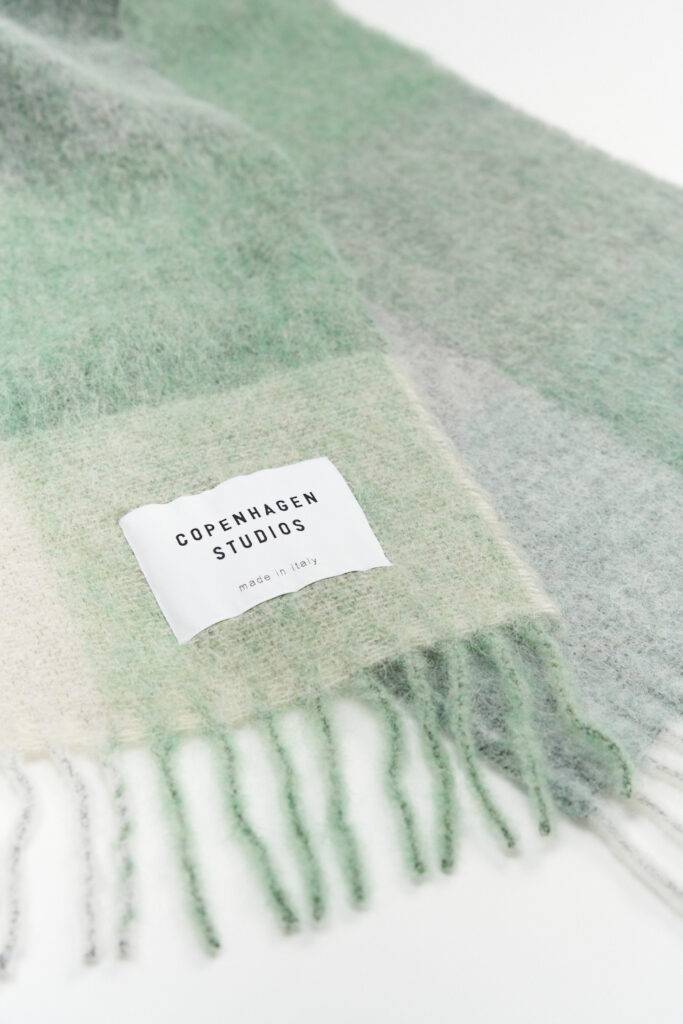 Studio Copenhagen CPH SHAWL 4 wool mix jade green Preisnachlass