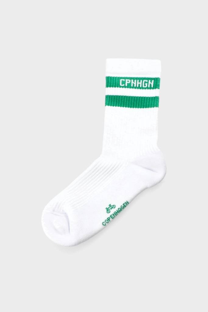 Studio Copenhagen CPH SOCKS 3 cotton blend white/green Weihnachtsangebot