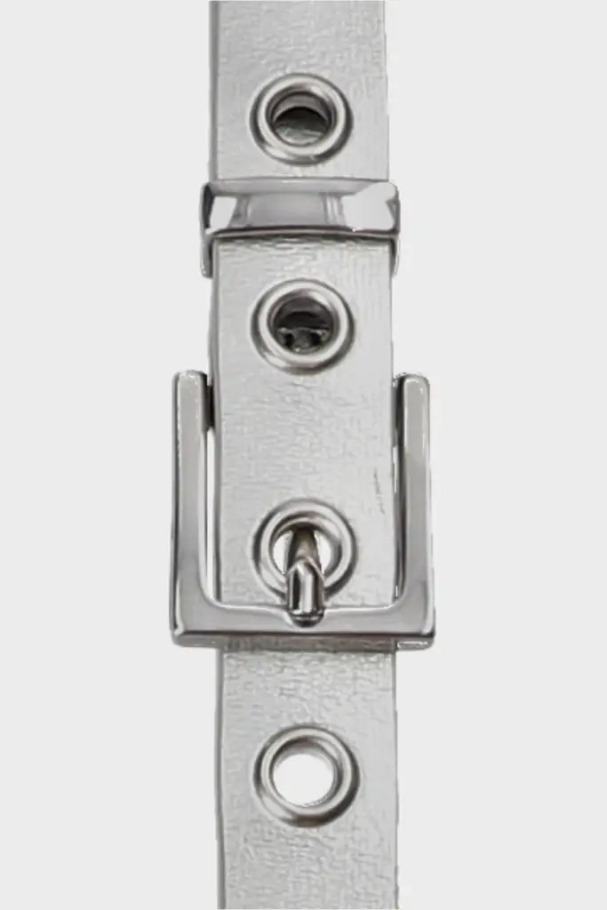Studio Copenhagen CPH BELT 1 leather silver Muttertagsangebot