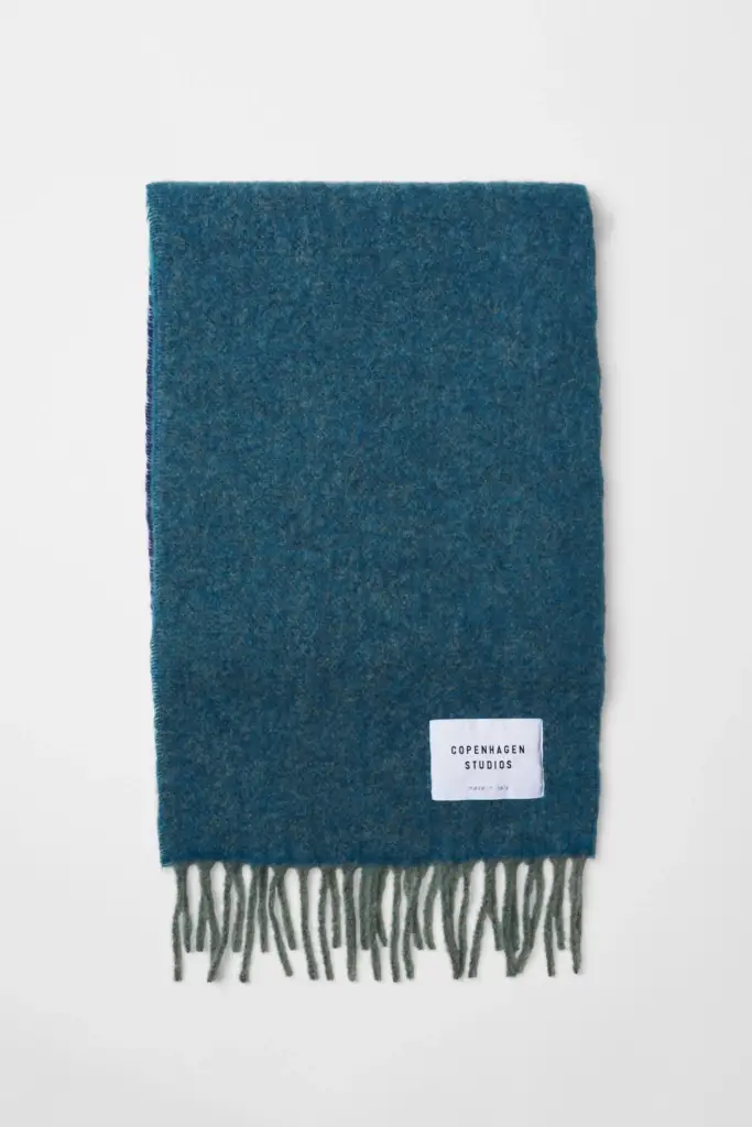 Studio Copenhagen CPH SHAWL 11 wool mix turquoise Lagerräumung