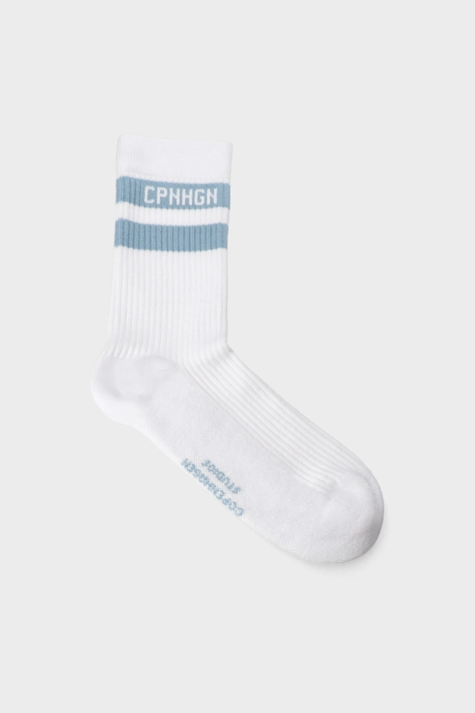 Studio Copenhagen CPH SOCKS 3 cotton blend white/light blue Top Angebot