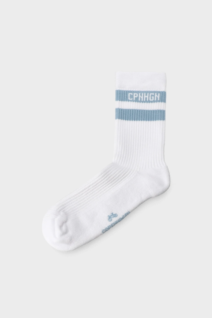 Studio Copenhagen CPH SOCKS 3 cotton blend white/light blue Top Angebot