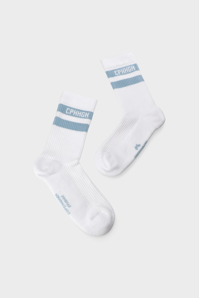 Studio Copenhagen CPH SOCKS 3 cotton blend white/light blue Top Angebot