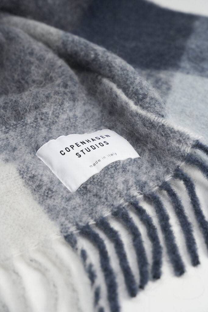 Studio Copenhagen CPH SHAWL 4 wool mix blue Blitzangebot