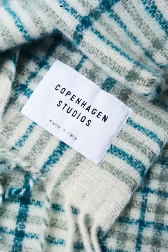 Studio Copenhagen CPH SHAWL 10 wool mix turquoise Bestseller