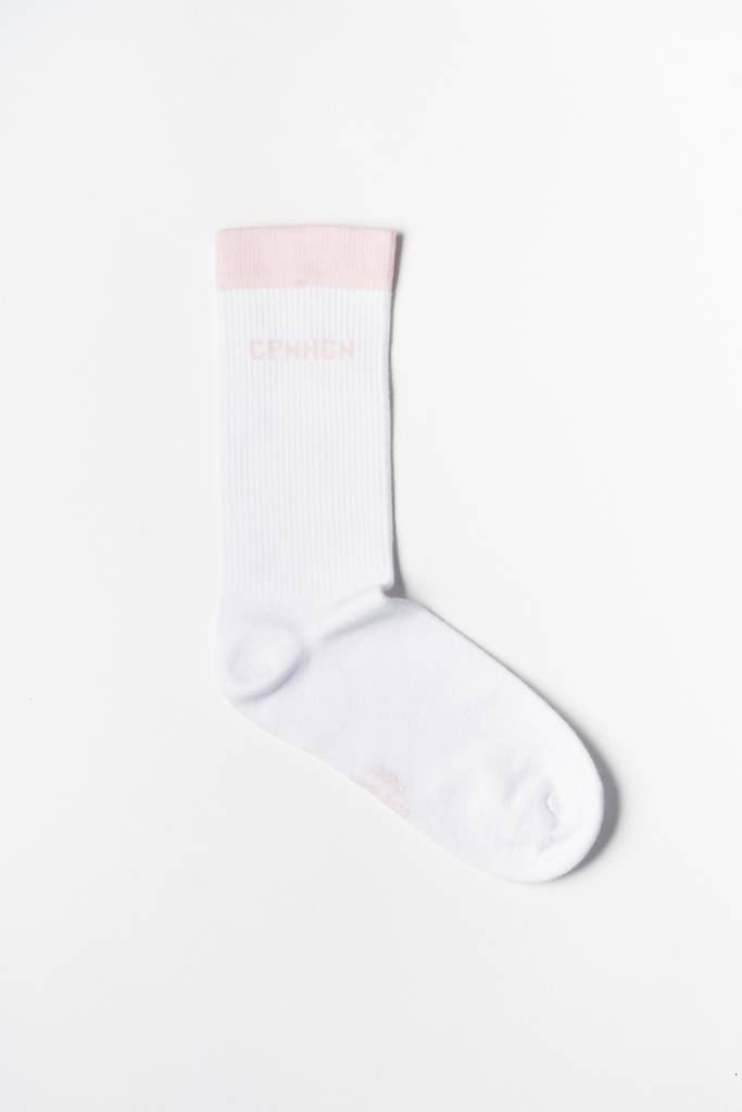 Studio Copenhagen CPH SOCKS 2 cotton blend white/light rose Saisonale Angebote