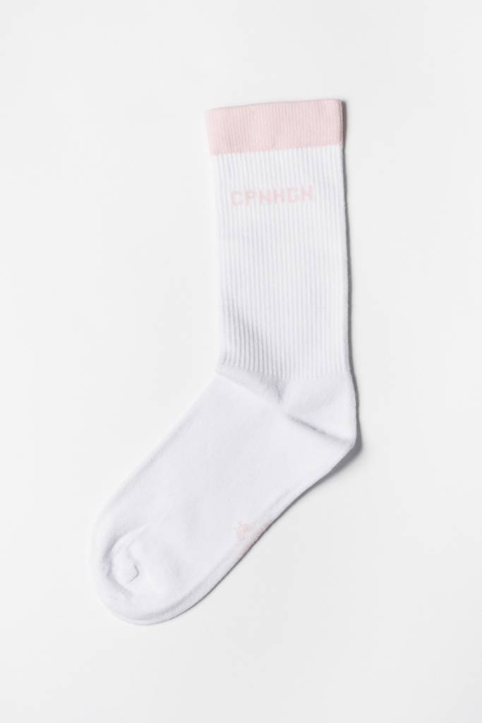Studio Copenhagen CPH SOCKS 2 cotton blend white/light rose Saisonale Angebote