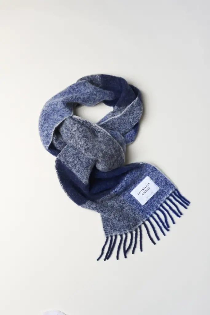 Studio Copenhagen CPH SHAWL 4 wool mix royal blue Tägliche Deals