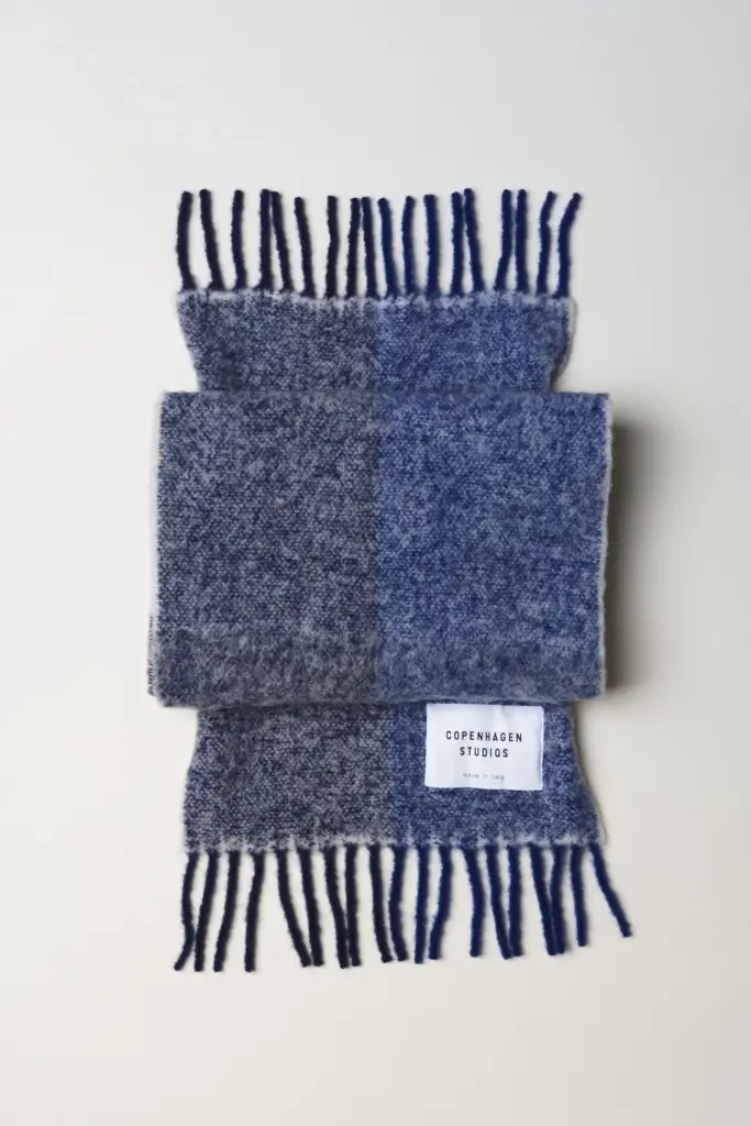 Studio Copenhagen CPH SHAWL 4 wool mix royal blue Tägliche Deals
