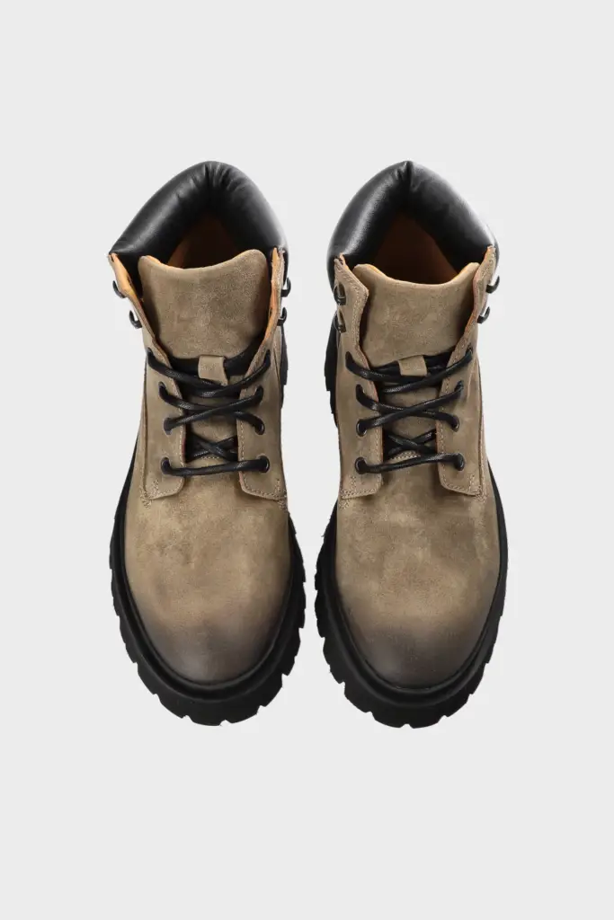 Studio Copenhagen CPH171M waxed suede black/olive Saisonschlussverkauf