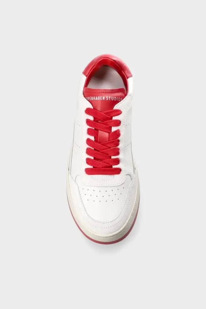 Studio Copenhagen CPH27M leather mix white/red Valentinstagsangebot