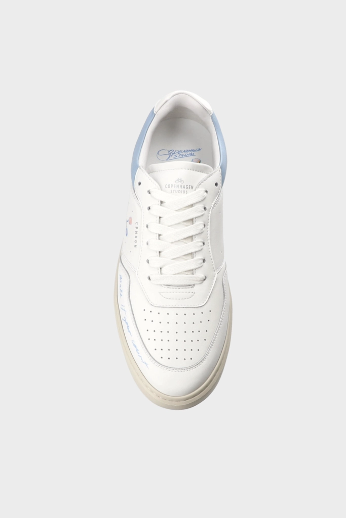 Studio Copenhagen CPH MELBOURNE M leather white/light blue Jubiläumsangebot