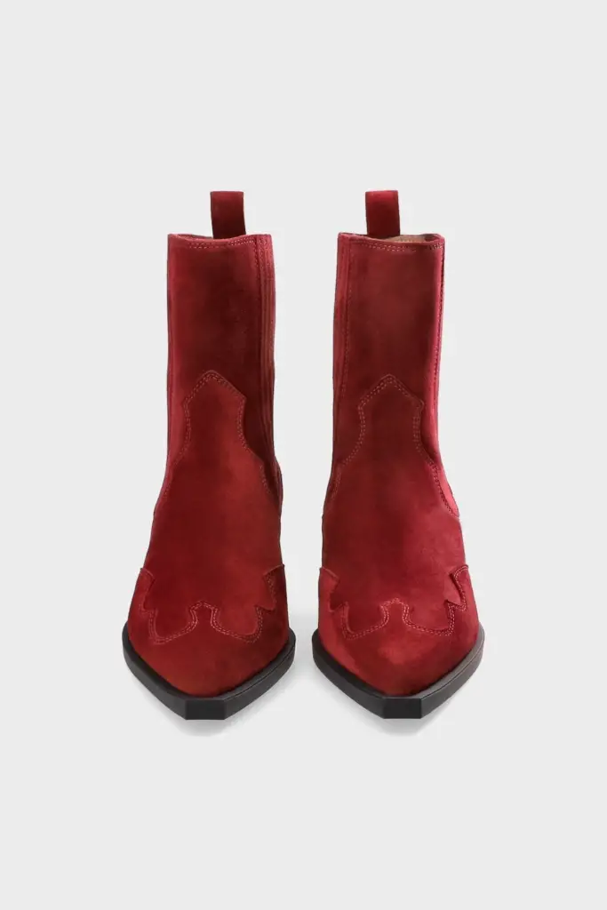 Studio Copenhagen CPH284 x Toni Garrn suede bordeaux Große Rabatte