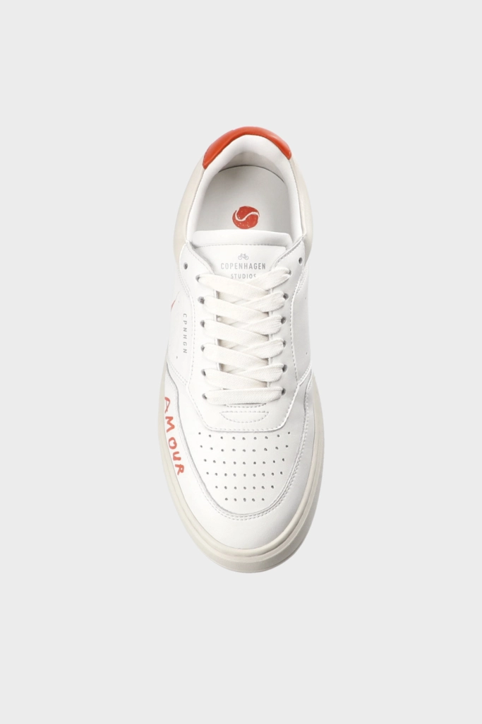 Studio Copenhagen CPH PARIS leather white/orange Riesige Ersparnisse