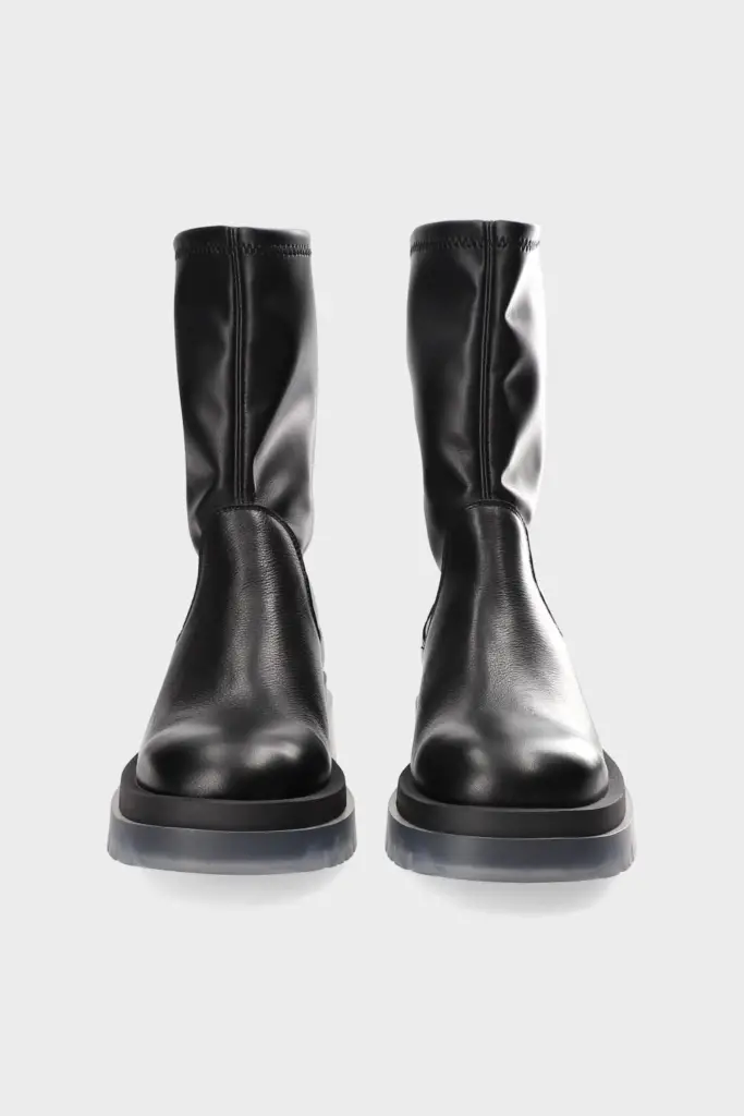 Studio Copenhagen CPH1006 leather/vegan stretch black/clear 50% Rabatt mit kostenlosem Versand