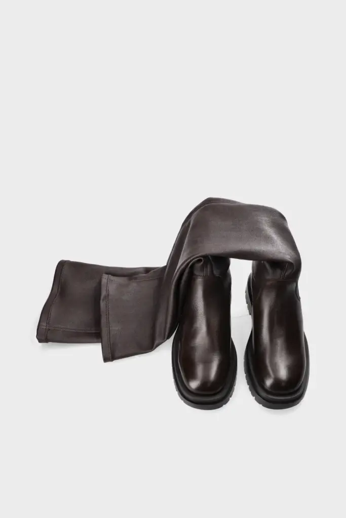 Studio Copenhagen CPH1005 leather/vegan stretch dark brown Clearance-Verkauf