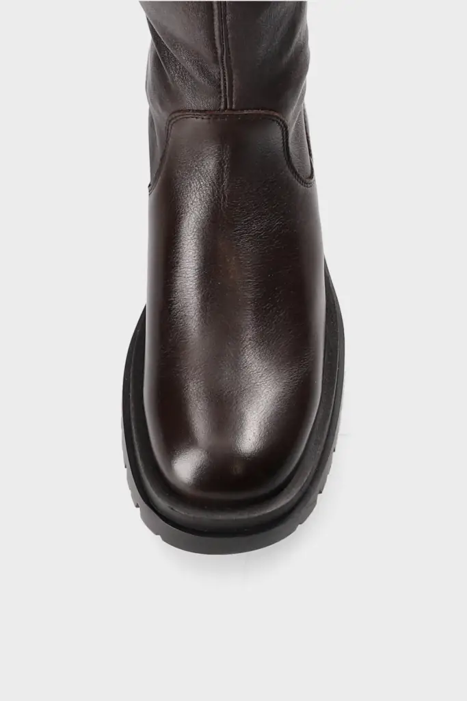 Studio Copenhagen CPH1005 leather/vegan stretch dark brown Clearance-Verkauf