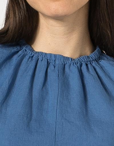 Marc O'Polo Leinenshirt mit elastischem Halsausschnitt Kostenloser Versand international