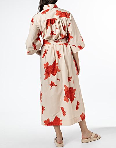 SECOND FEMALE Hemdblusenkleid mit Grafik-Print Rabatte dieses Monats