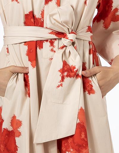SECOND FEMALE Hemdblusenkleid mit Grafik-Print Rabatte dieses Monats