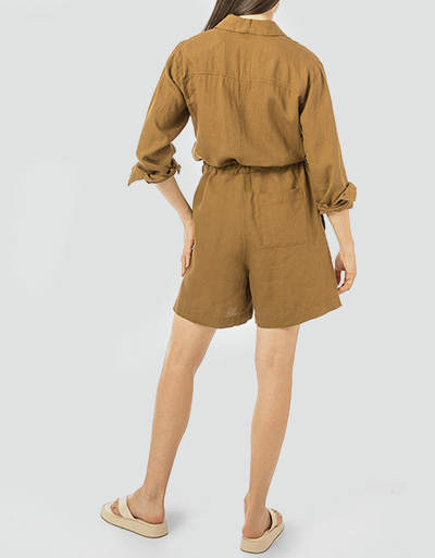 Marc O'Polo Leinen-Overall mit Taillenband Sonderangebot