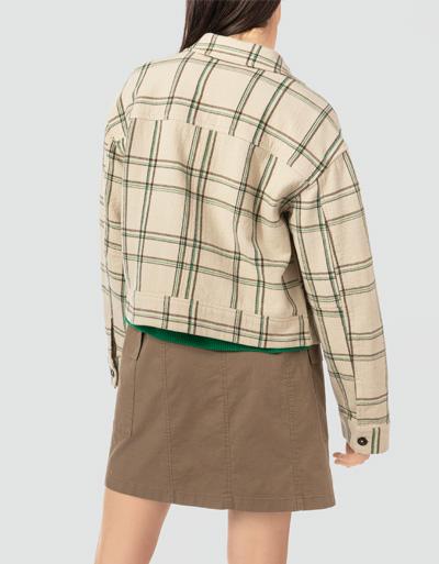 Marc O'Polo Overshirt in Crop-Länge Weihnachtsangebot