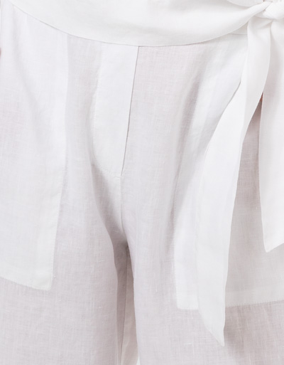 Marc O'Polo Leinenhose mit Elastikbund Valentinstagsangebot