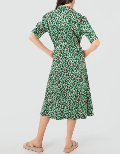 Marc O'Polo Hemdblusenkleid mit abstrakten Print Jubiläumsangebot