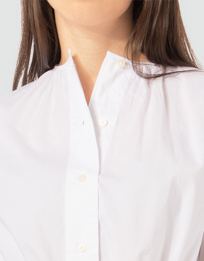Marc O'Polo Bluse mit Tunnelzug am Saum Heißer Verkauf