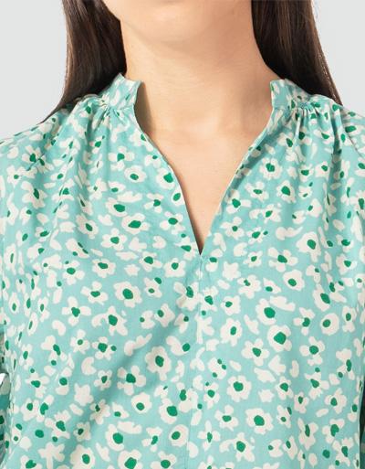 Marc O'Polo Blusenshirt mit Allover-Print Blitzangebot