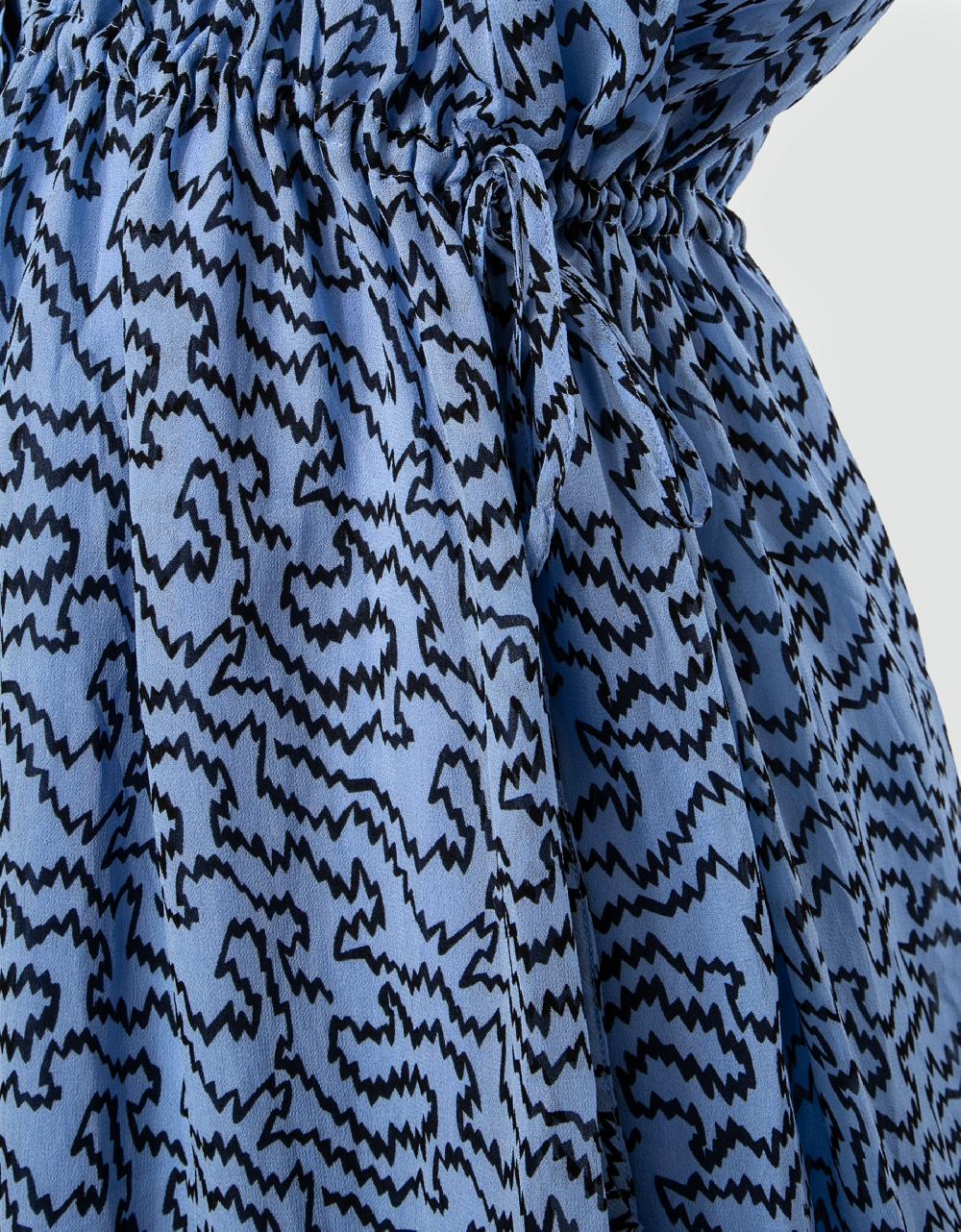 SECOND FEMALE Kleid aus Krepp Qualität Kostenloser Versand international